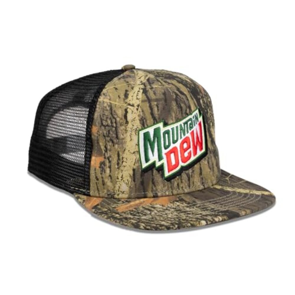 Camo Flat Bill Adjustable Snapback Hat Retro Stre… - image 4